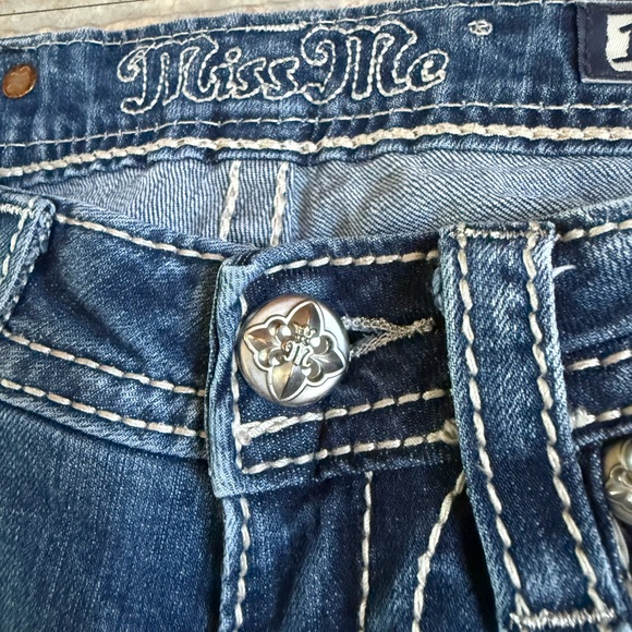 Miss Me Kids Blue Flared Jeans - Picture 4 of 6